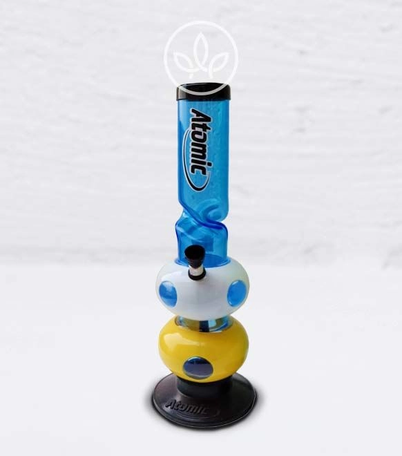 Akrylový bong s bublinovým designem 30 cm