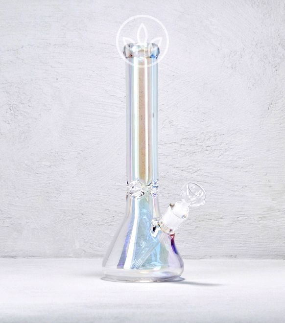 Skleněný Bongo Ledová Perla 38cm 9mm sklo