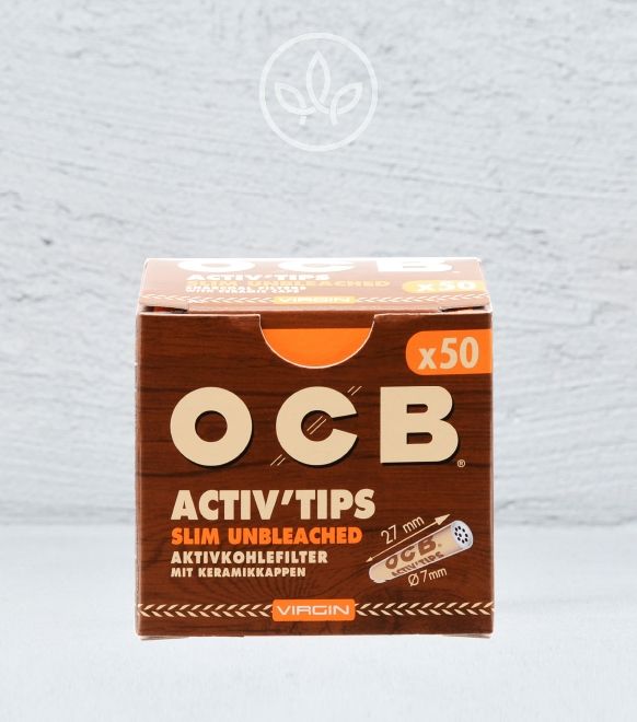 Filtr Slim Activ Tips Panenské aktivní uhlí 7 mm