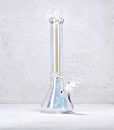 Skleněný Bongo Ledová Perla 38cm 9mm sklo