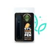 
H4CBD 97% Mango Kush disposable vape v kompaktním jednorázovém provedení zachycený na detailním produktovém snímku
