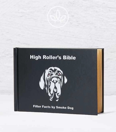 
Smoke Dog Bible High Rollera kniha filtrů s moudry jako praktická sada papírových filtrů pro přípravu bylinných směsí
