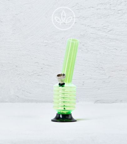 Mini akrylový bongo 15 cm, zelený