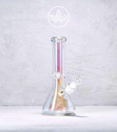 
Skleněné bongo Ice 30 cm z odolného čirého skla pro čistý design a funkční použití
