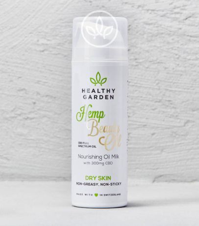 
Olejové mléko Healthygarden 150 ml s 300 mg CBD pro zklidnění a hydrataci pleti
