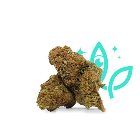 
H4CBD 30% Kusher Kush v kompaktním balení zachycený na detailním produktovém snímku
